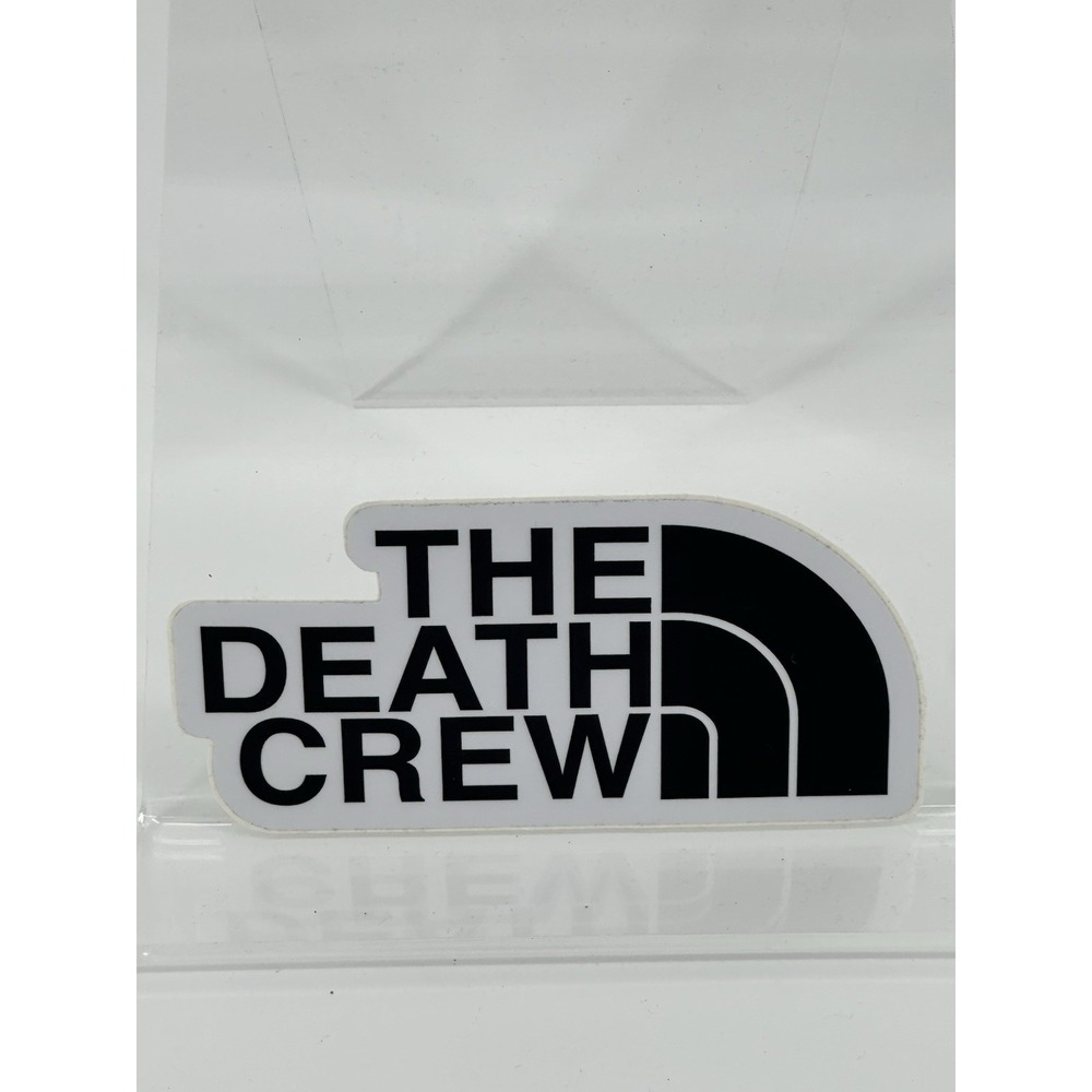 The Death Crew North face Parody Sticker
